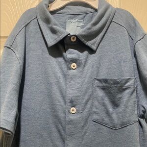 Cat & Jack Blue Button Down Shirt Pre loved